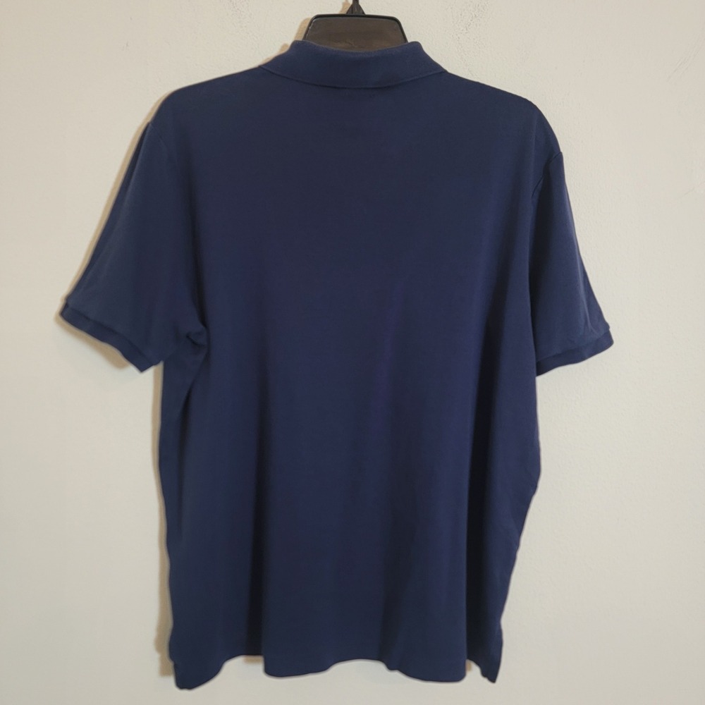 Polo Ralph Lauren Blue Collared Polo Shirt Golf Casual Large Classic Flesh Pony - Picture 2 of 15
